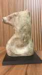 Peça decorativa busto em mármore