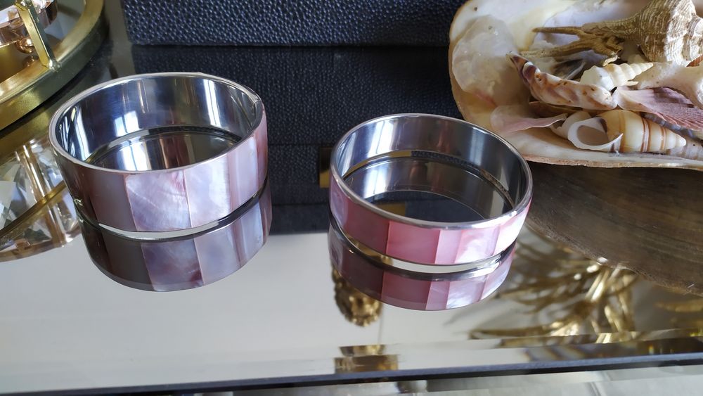 Lote de 2 pulseiras madre pérola NOVAS