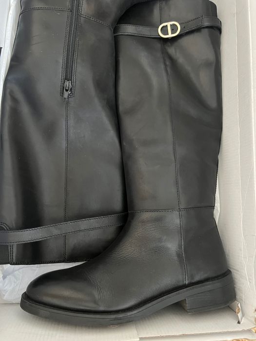 Botas 100% pele tamanho 39 EU