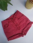 Jeansowe szorty vintage wysoki stan