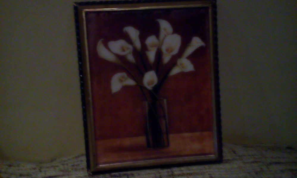 Obraz przedstawiający kwiaty kalie