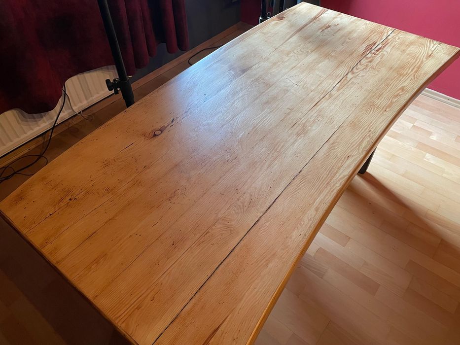 Duże Biurko drewniane - 165x75