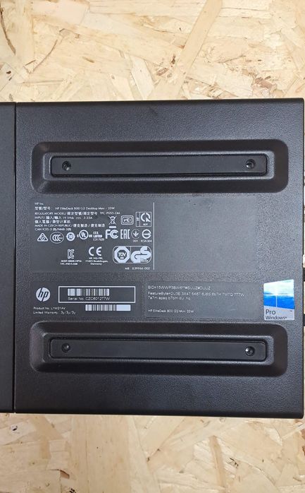 Computador HP + ecrã HP + teclado + rato