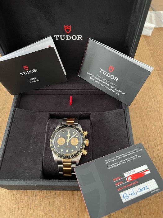 Relógio Tudor Black Bay Chrono S&G