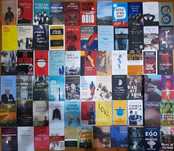 Romance, thrillers, história, política, poesia
