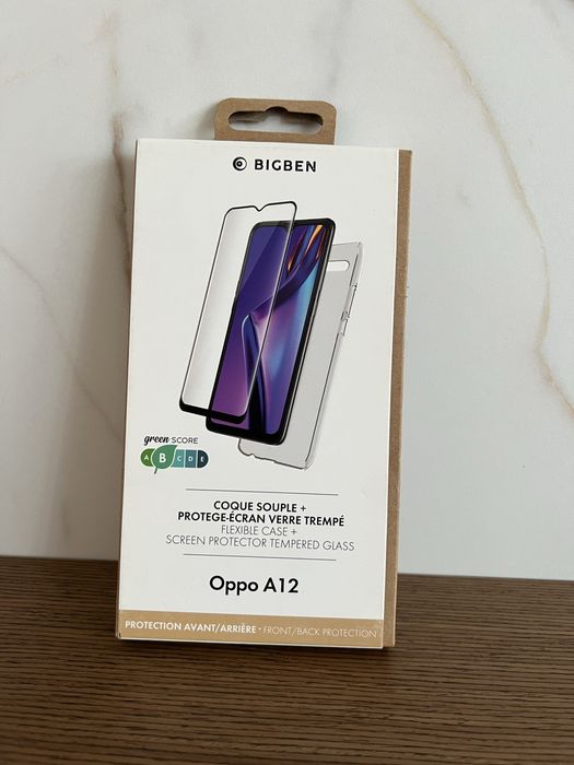 Case, etui do Oppo A12 plus szkło