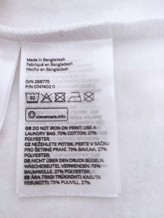 H&M nowa świąteczna bluza ocieplana  r.158,12-14l. Wyprzedaż