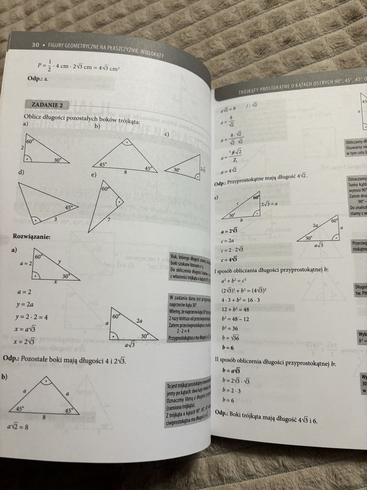 Książka - Matematyka korepetycje klasa 8