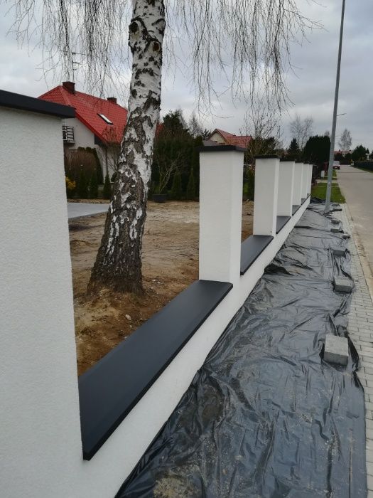 Nakrywka betonowa płaska, ogrodzenie, czapa, daszki - PRODUCENT