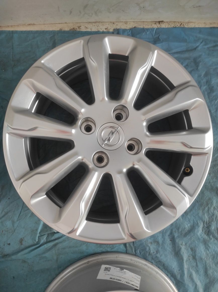 455 Felgi aluminiowe ORYGINAŁ OPEL MOKKA R 16 4x108 NOWE otwór 65,1