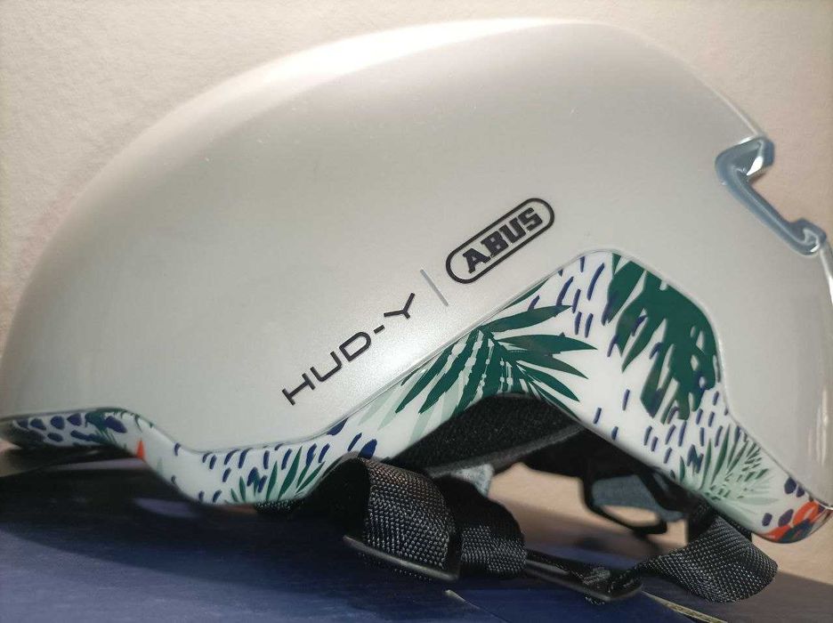 Abus helm Hud-Y flower white L57-61CM