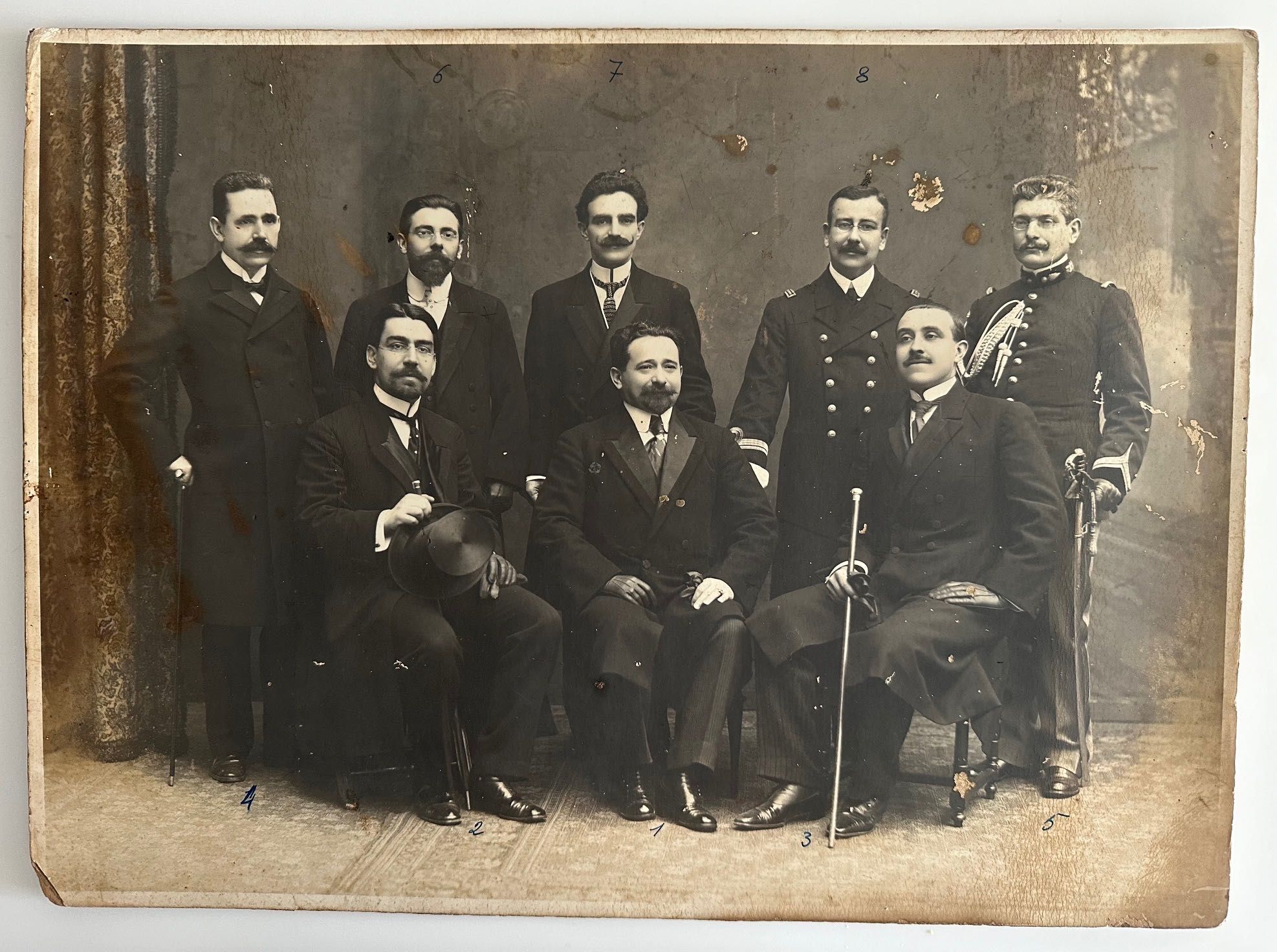 Fotografia inédita do 1º Governo presidido por Afonso Costa em 1913