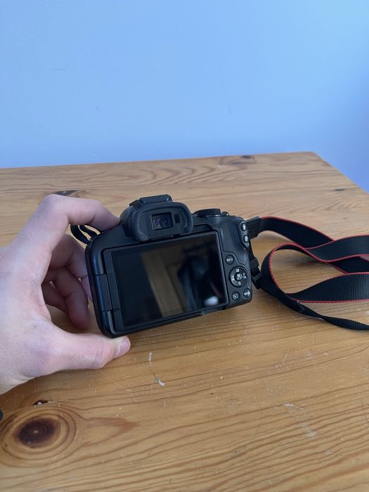 Canon EOS r50 + 50mm 1.8 rf + 18-45 rf + baterie i ładowarka