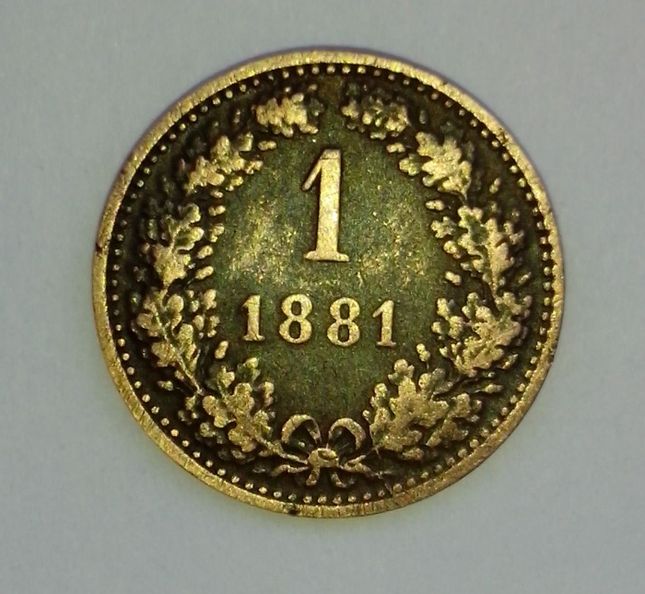 1 крейцер 1881 г.