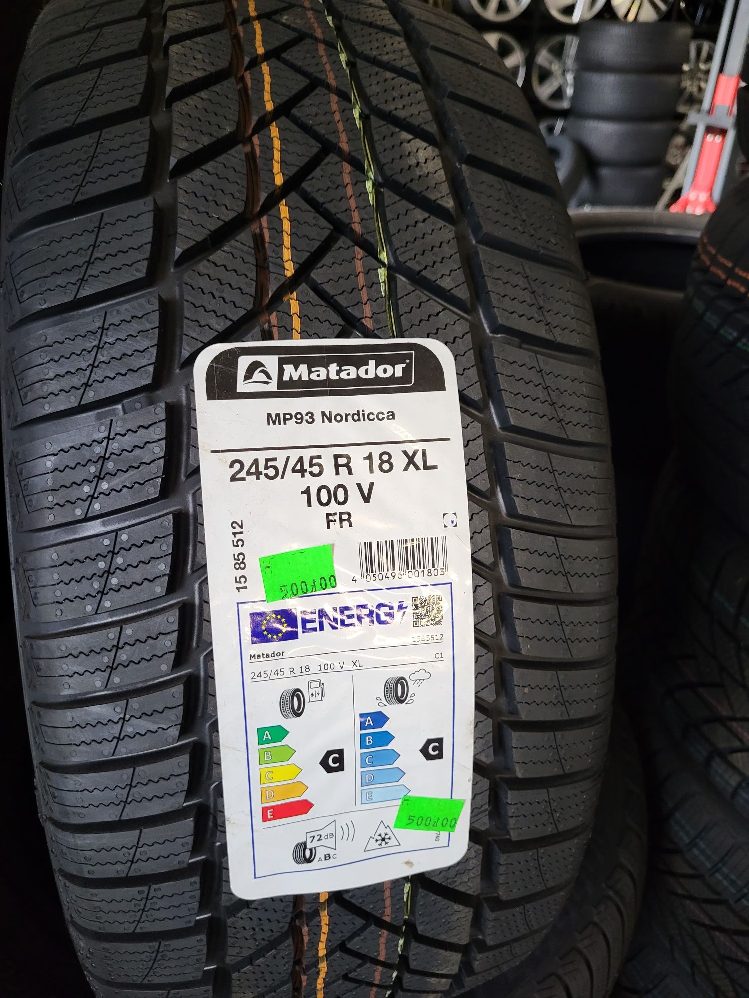 Opony zimowe 245/45R18 Matador Nordicca MP93 gr Continental Montaż!