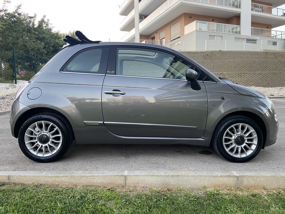 Fiat 500 Cábrio • 76 mil km • AUTOMÁTICO • Bancos Couro • 1.4 • 100 cv