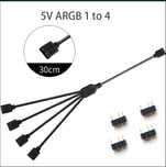 Rozdzielacz splitter hub 3 pin aRGB z 1 na 4