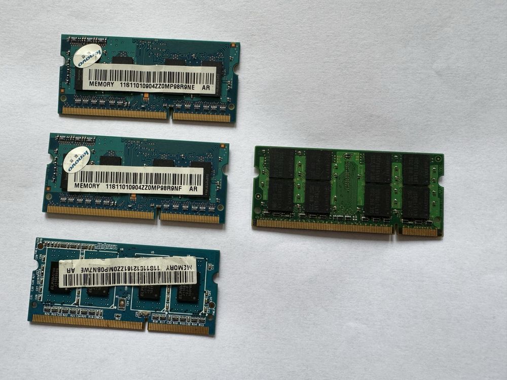 ОЗУ ноутбук DDR2 DDR3
