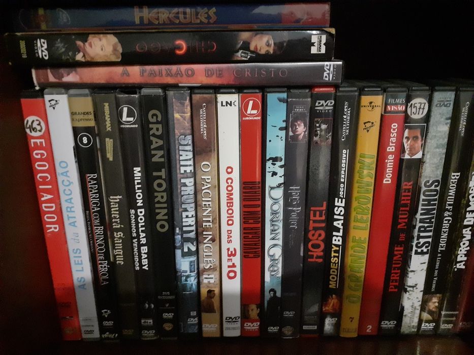 Coleção 338 DVDs (Acção/História/ Comédias/ Infantil)