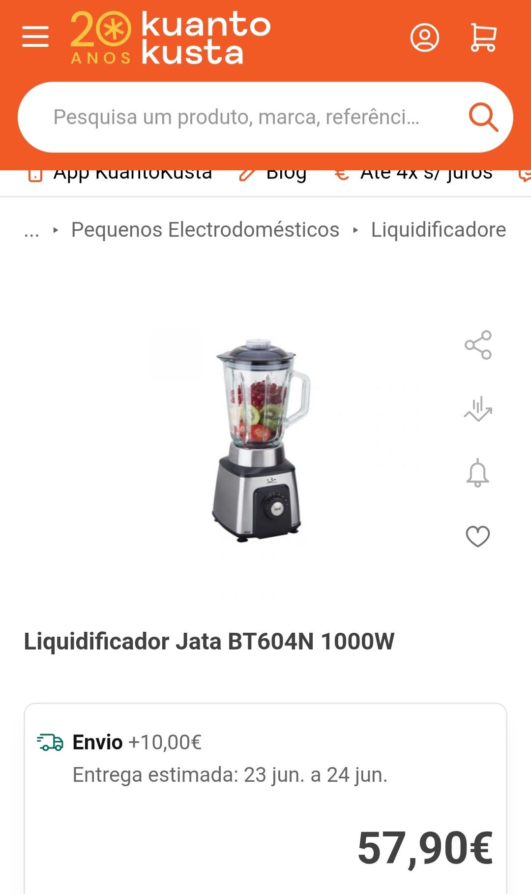 Excelente liquidificadora - como nova