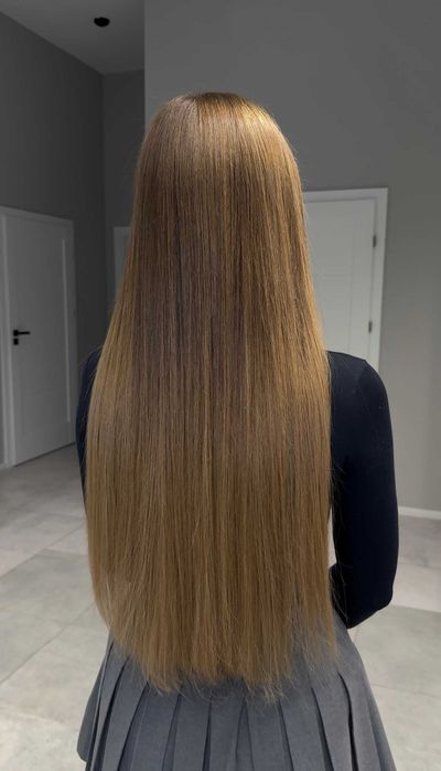 Włosy naturalne premium (ombre, 60 cm, 90 g)