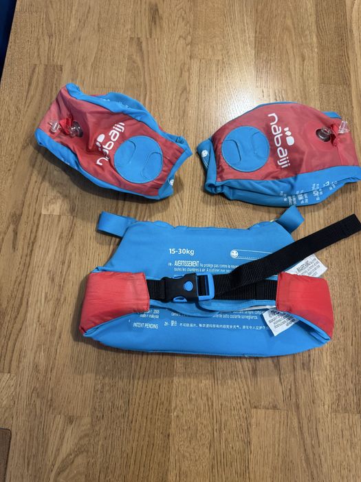 Rękawki i pas do plywania Nabaiji Decathlon 15-30 kg