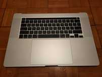 Palmrest a2141 Macbook pro 16" silver kadlubek z bateria i całym osprz