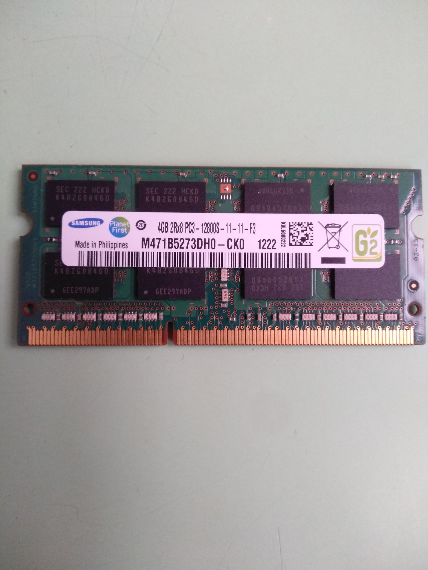 Ddr3 sodimm 4gb Samsung нова.