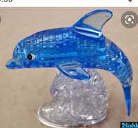 Кристальный 3D пазл - Дельфин