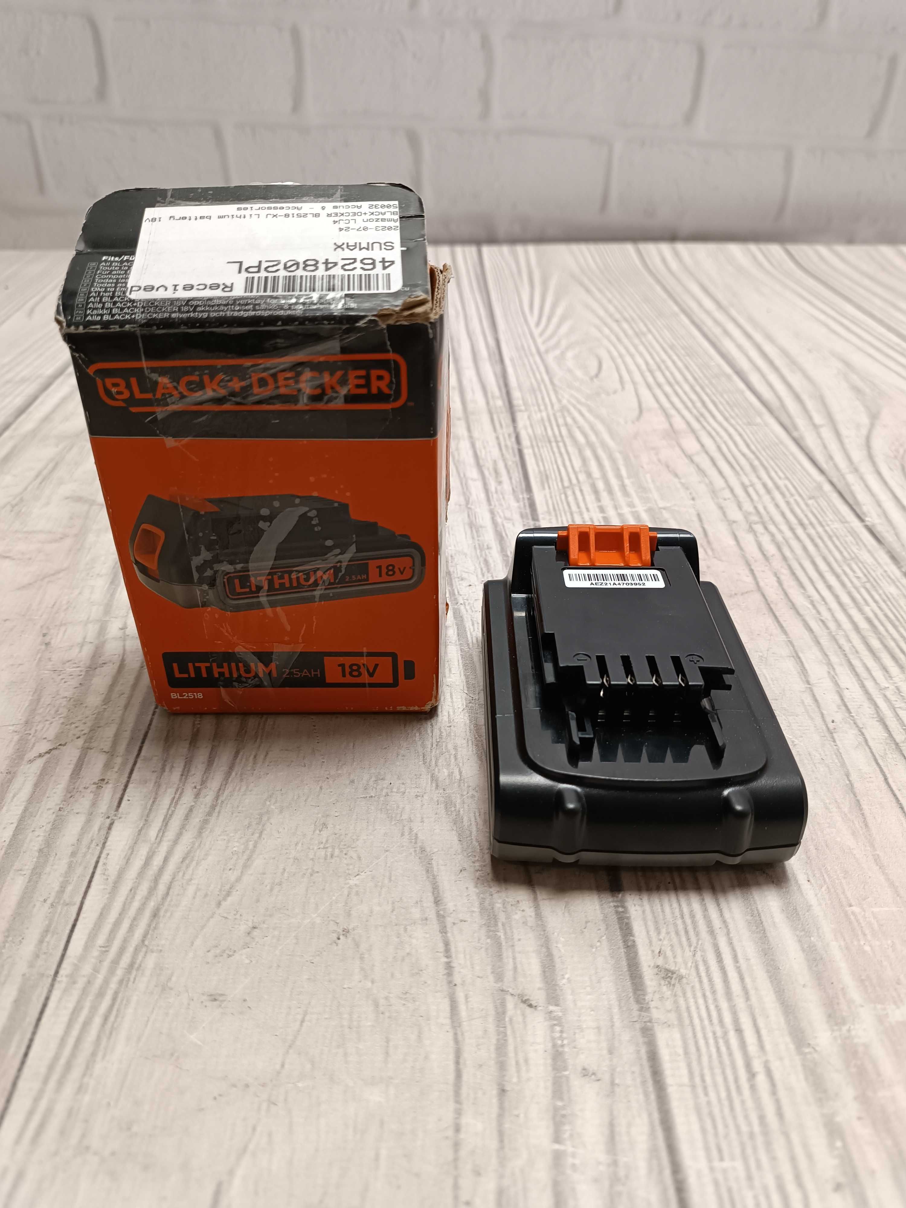 BLACK+DECKER 18В 2.5 Аh (BL2518) акумуляторна батарея