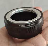 Adaptador lentes M42 para nex e-mount Fotga