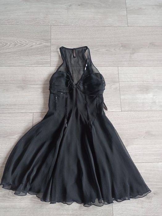 Sukienka cekiny tiul roz. S