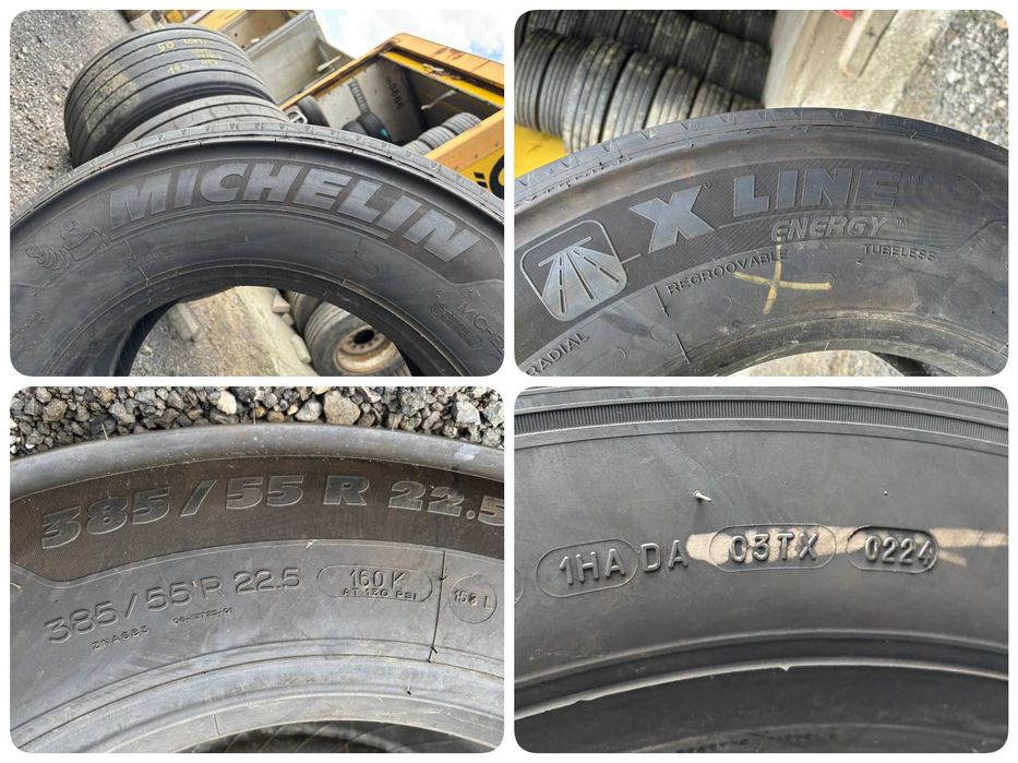 Opona Ciężarowa 385/55R22.5 160K MICHELIN X LINE ENERGY 2024R (95%)