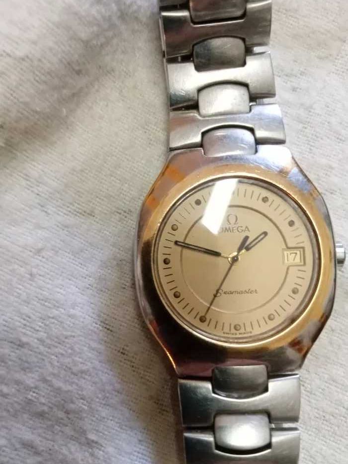 OMEGA SEAMASTER POLARIS  -  1990 AÇO E OURO EXCELENTE