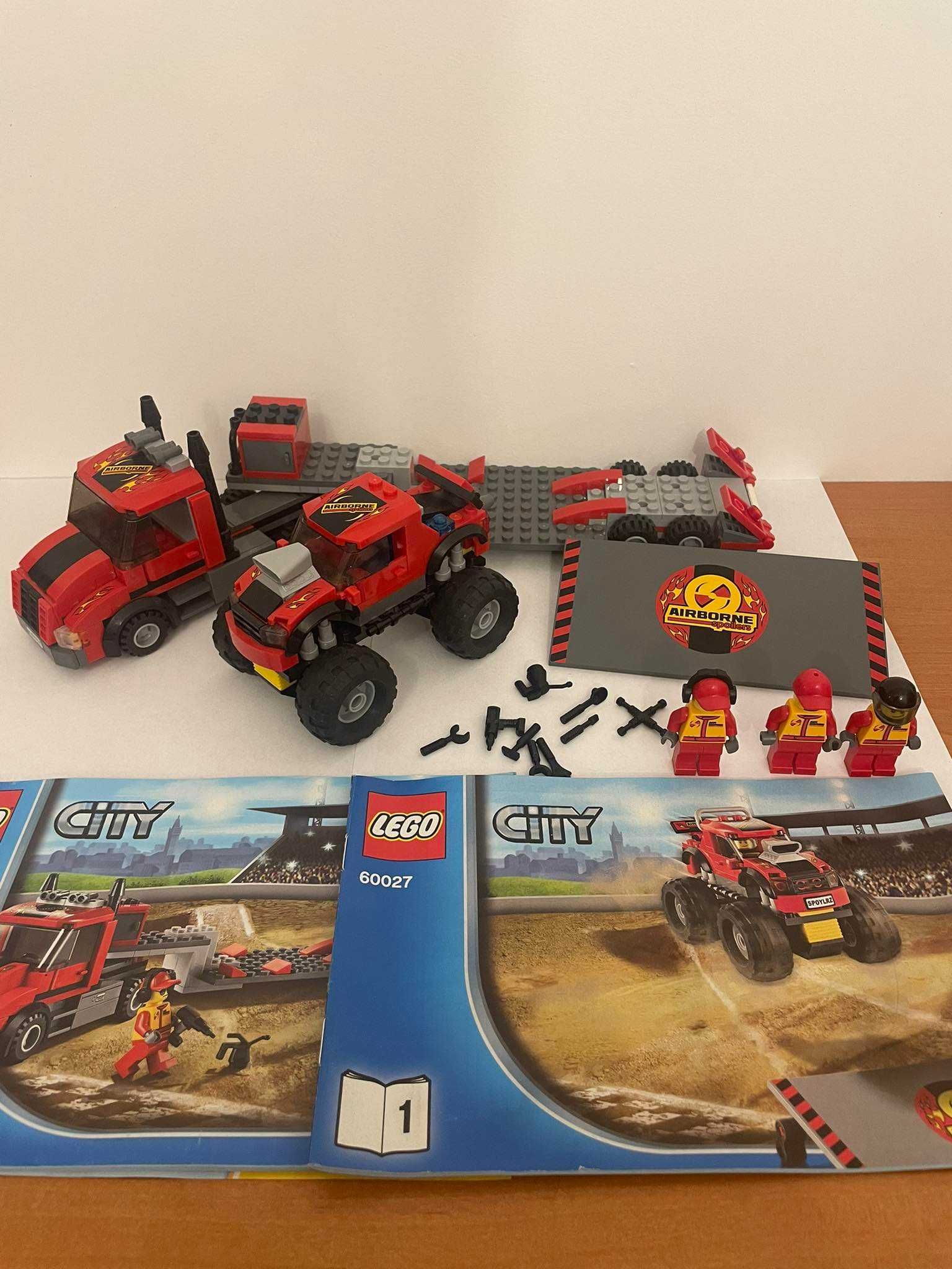 Lego City 60027 transporter monster trucka