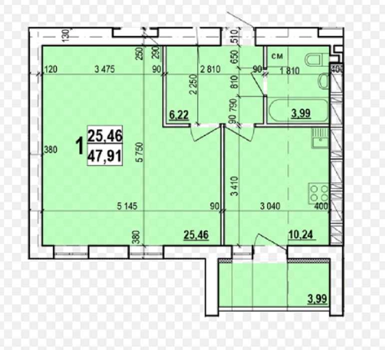 Документы ЖК Мира-3 Обжитый дом 48м2 Продам 1К (2К) квартиру GT