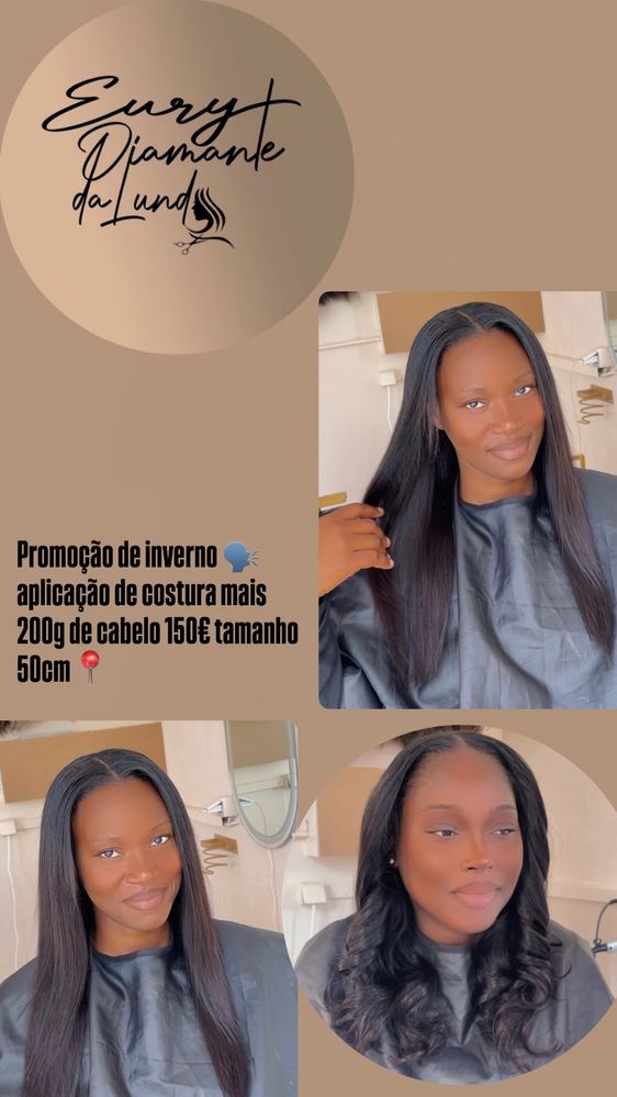 Extensoes cabelo humano mega hair