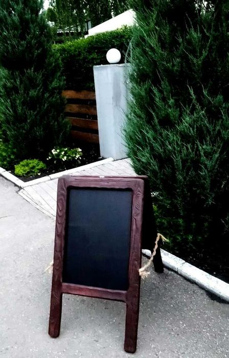 МЕНЮ, доска для мела, мини щит,  штендер мольберт