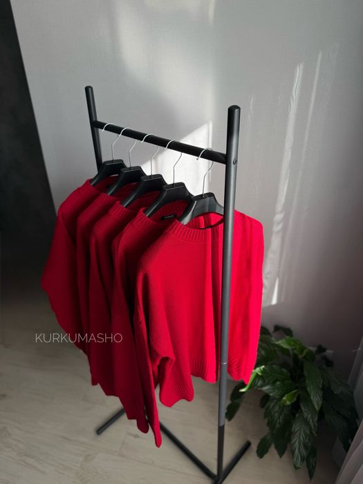 Светр червоний , светр Туреччина, светр жіночий