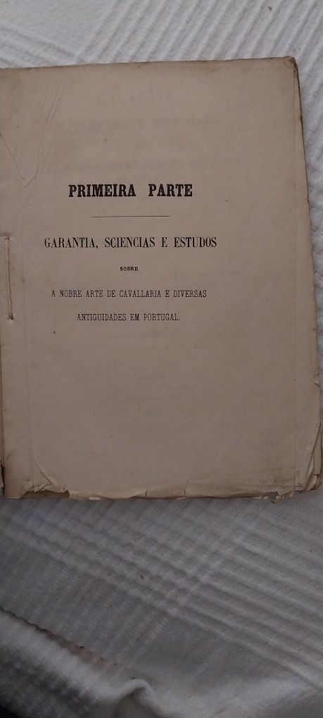 Garantia, Sciencias e Estudos sobre a Nobre Arte de Cavallaria de 1874