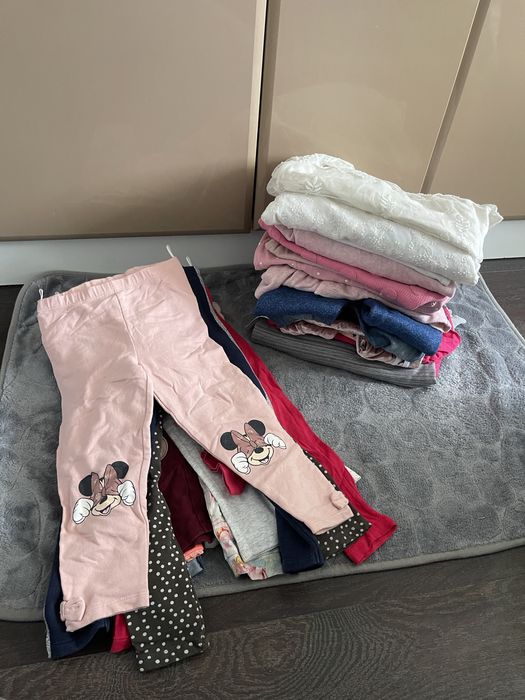 Пакет речей на дівчинку 80 -86 Лот одягу для дівчинки одяг пакетом 24м