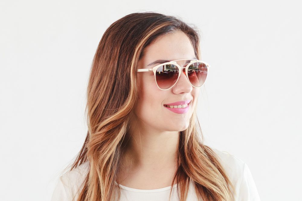 Новинка! Женские солнцезащитные очки 2024 года Dior dior_so_real_gold