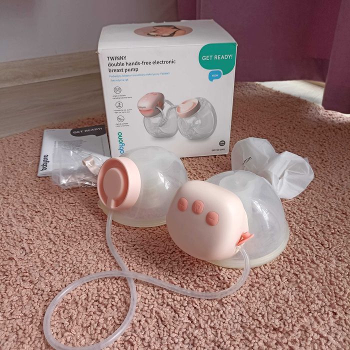 Подвійний акумуляторний молоковідсмоктувач  (Вільні руки) BabyOno