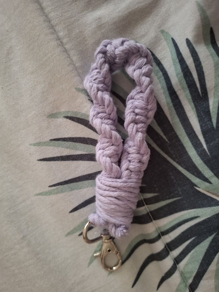 Porta chaves macrame
