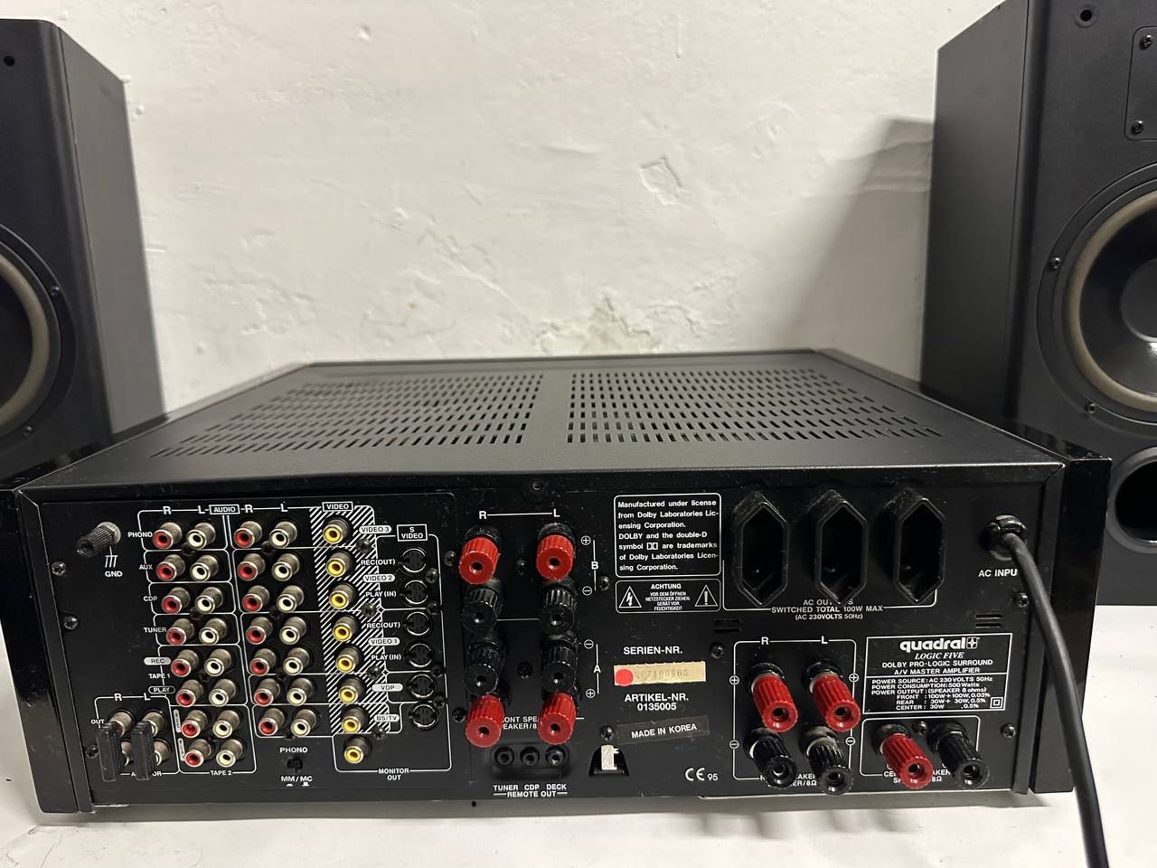 Wzmacniacz/ Amplituner Quadral Logic Five (Lenco FA-3401), 100 W + 100