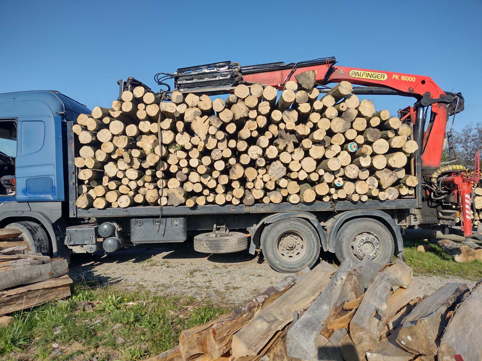 Drewno opałowe kominkowe, Buk, Grab, Brzoza. Transport Gratis