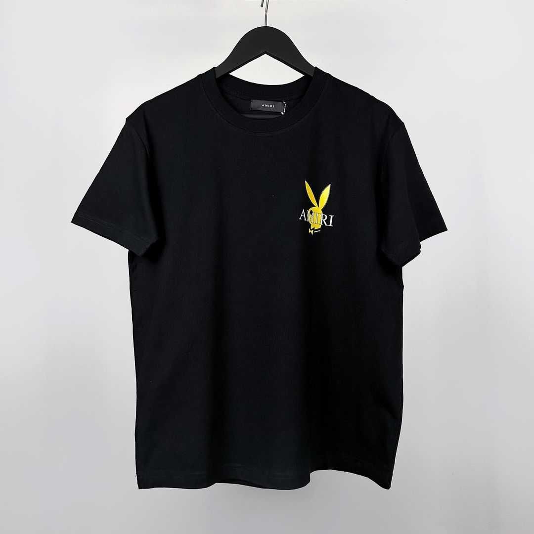 Чорна футболка AMIRI PlayBoy Cover Bunny Tee