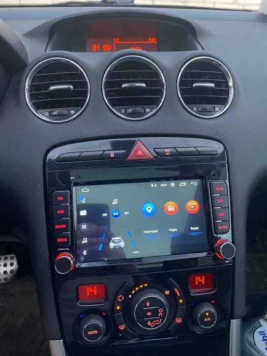 Radio 2din Android 10 Peugeot 408 308 gps wifi PROM