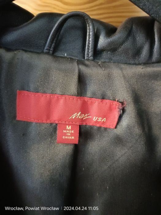 Kurtka skórzana damska