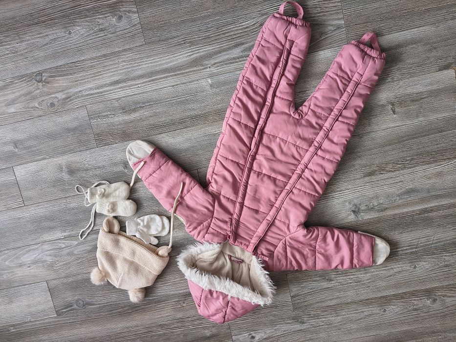 Kombinezon zimowy dla dziewczynki 86